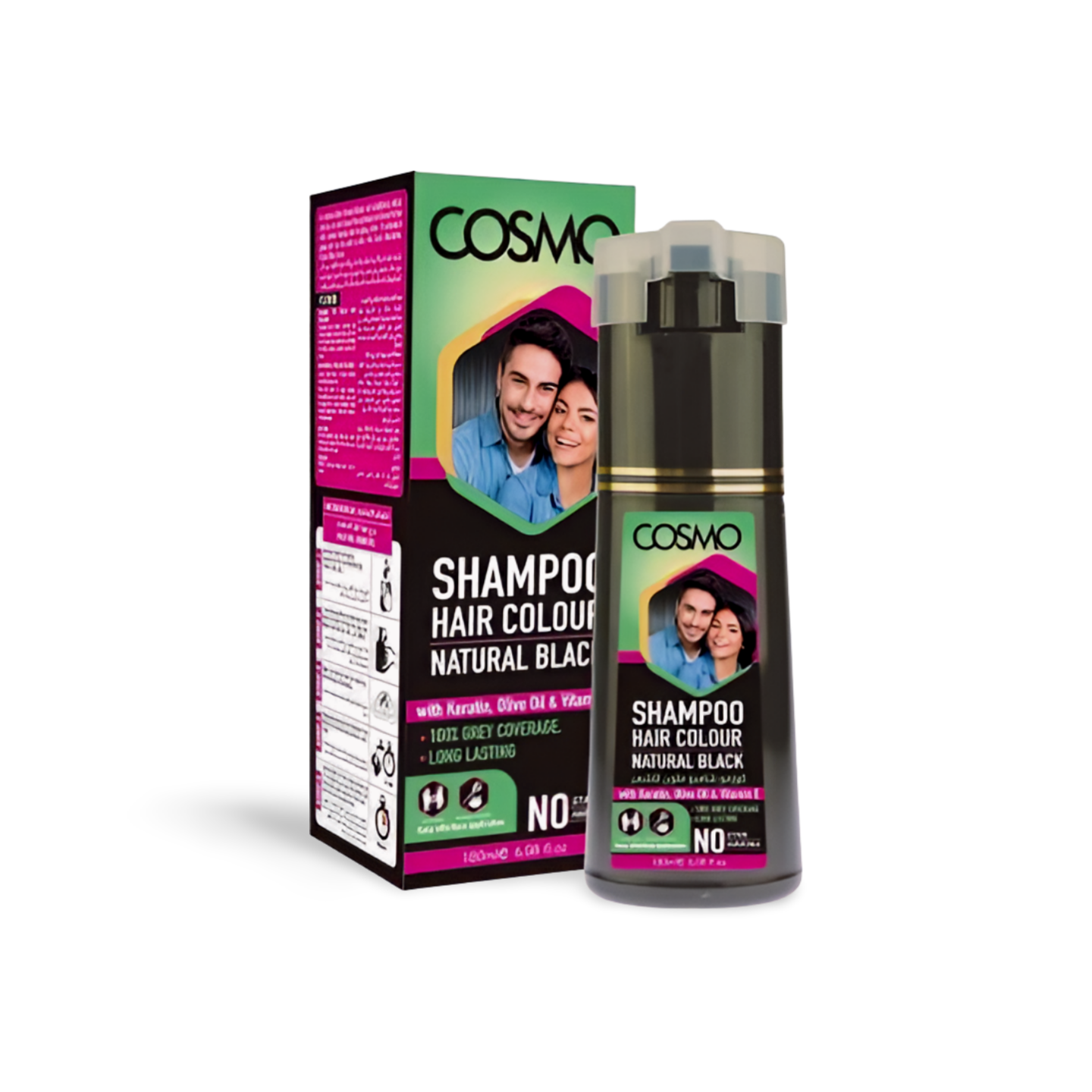 Cosmo Hair Color Black Shampoo